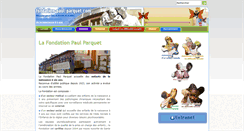 Desktop Screenshot of fondation-paul-parquet.com